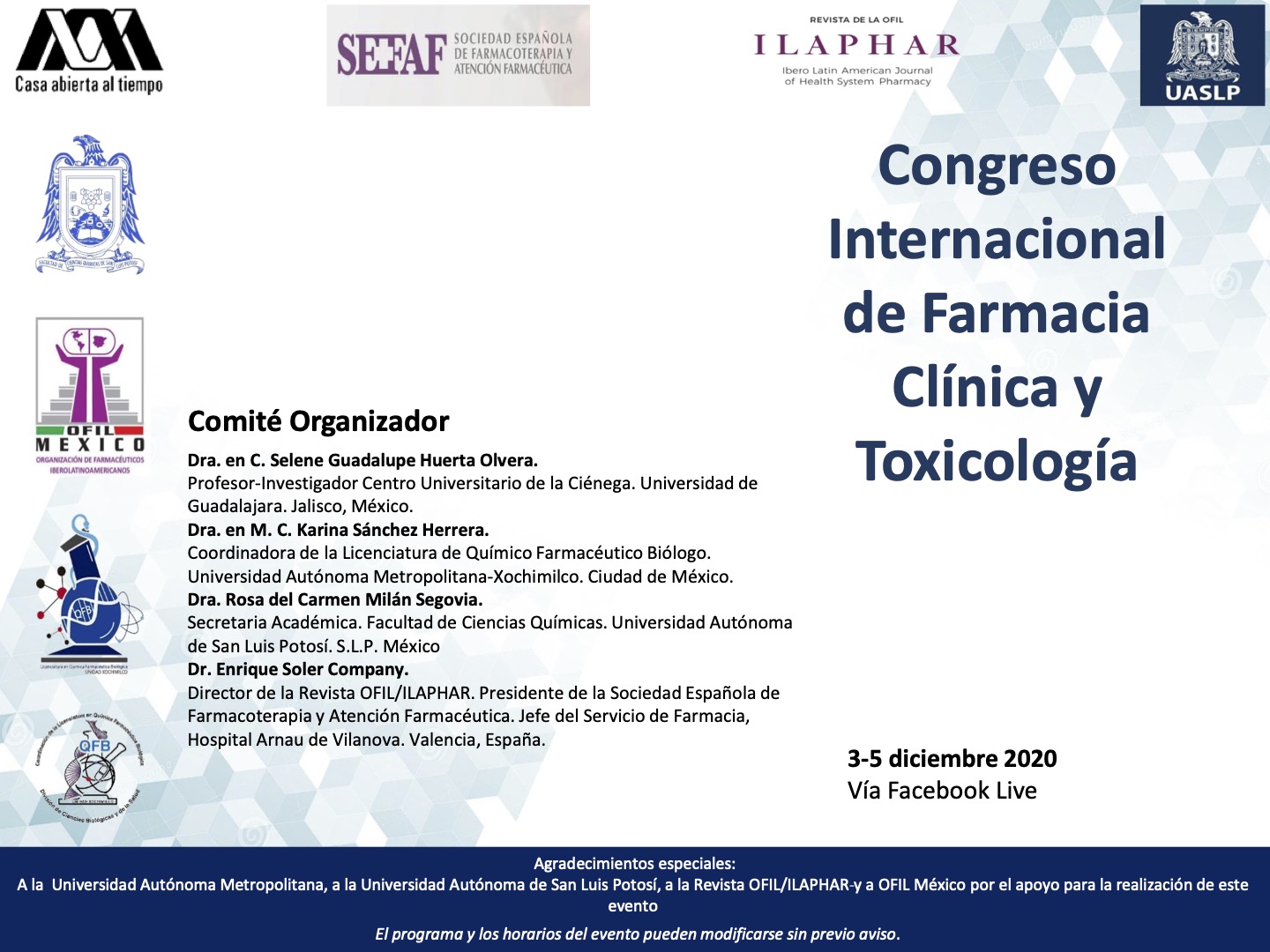 Congreso Internacional de Farmacia Clínica y Toxicología